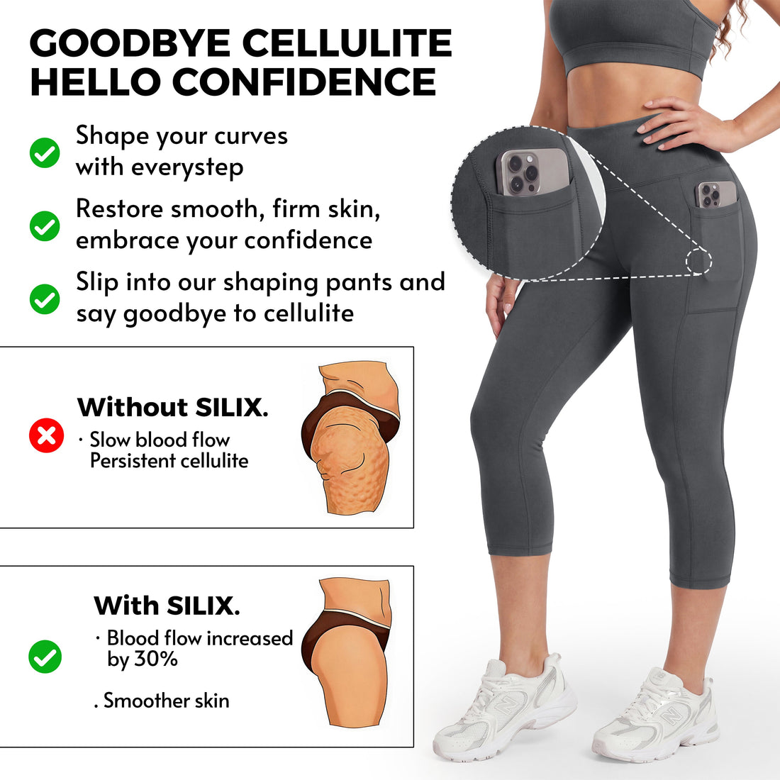 Advoce™ Butt-Lifting Tummy Control Pocket Capris VIP
