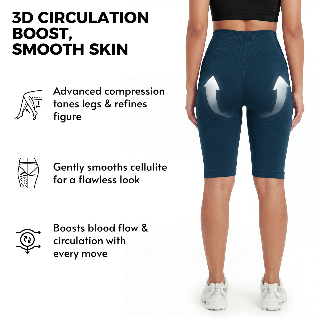 Advoce™ 3D Anti-Cellulite Short Leggings