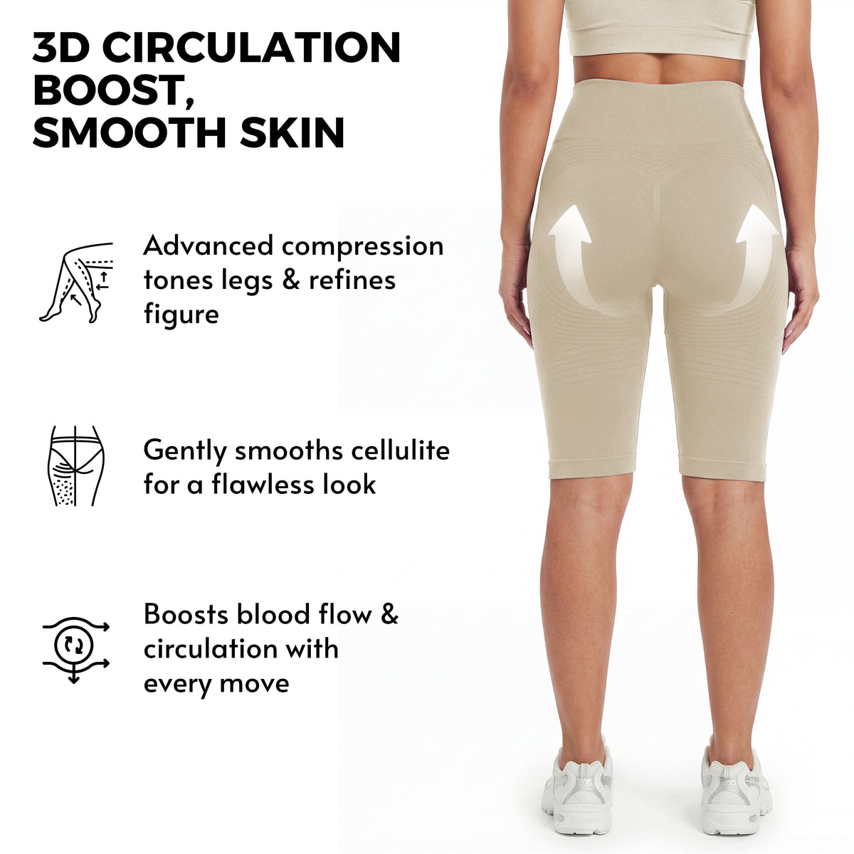 Advoce™ 3D Anti-Cellulite Short Leggings