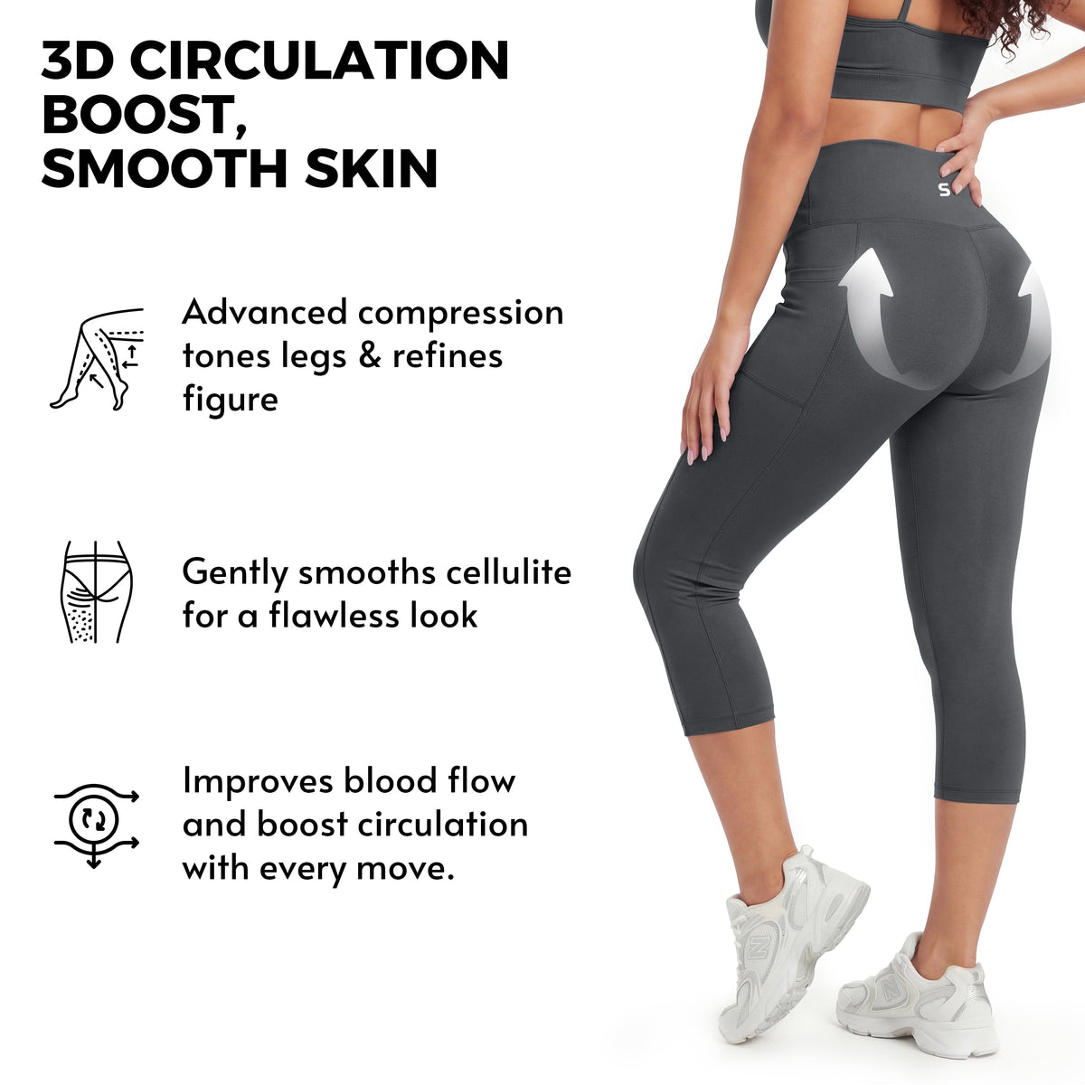 Advoce™ Butt-Lifting Tummy Control Pocket Capris