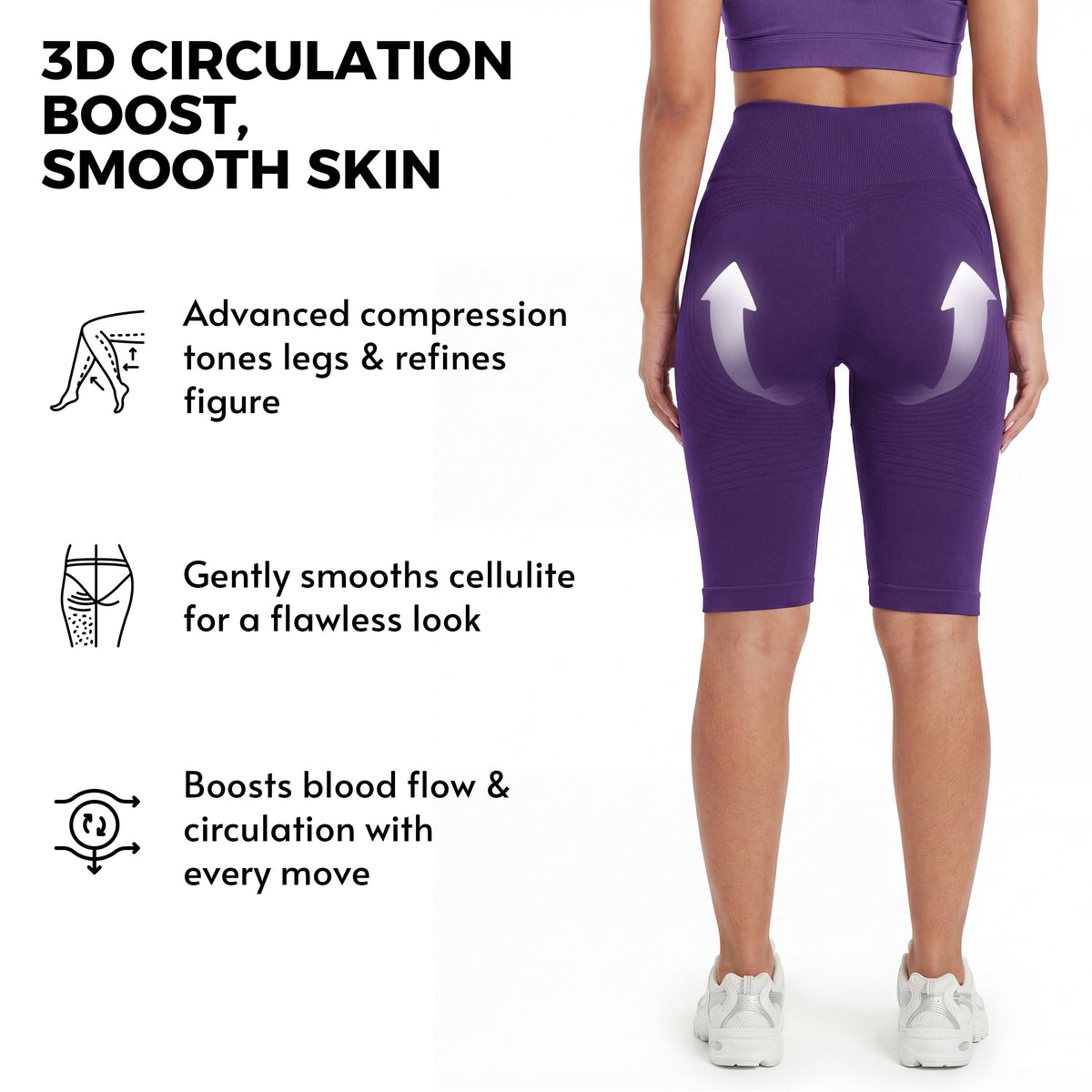 Advoce™ 3D Anti-Cellulite Short Leggings