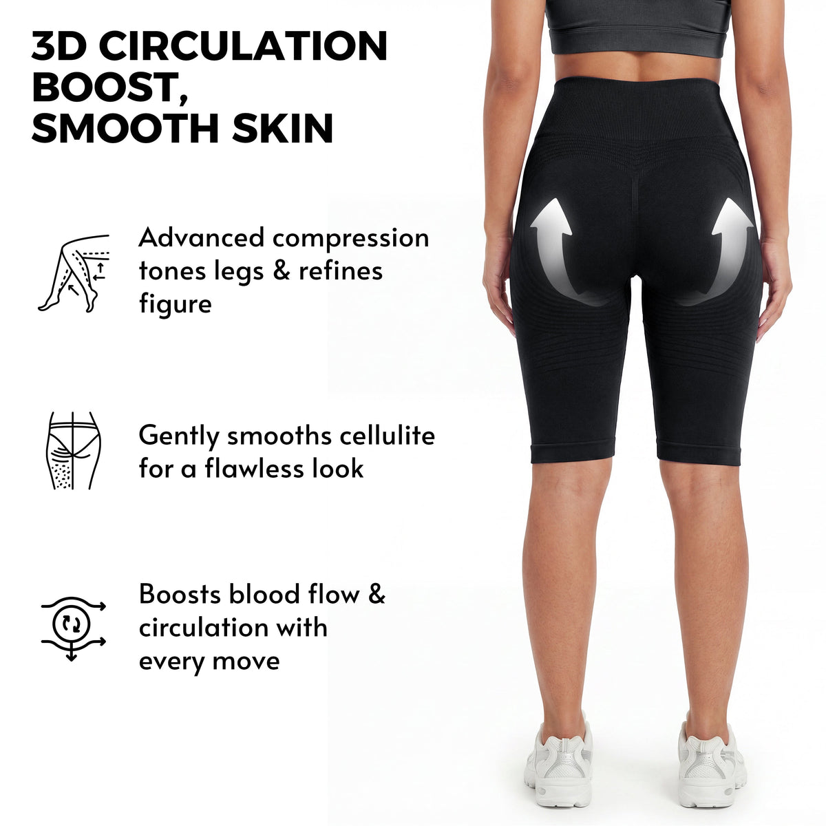 Advoce™ 3D Anti-Cellulite Short Leggings