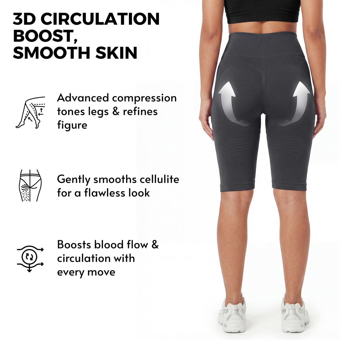 Advoce™ 3D Anti-Cellulite Short Leggings
