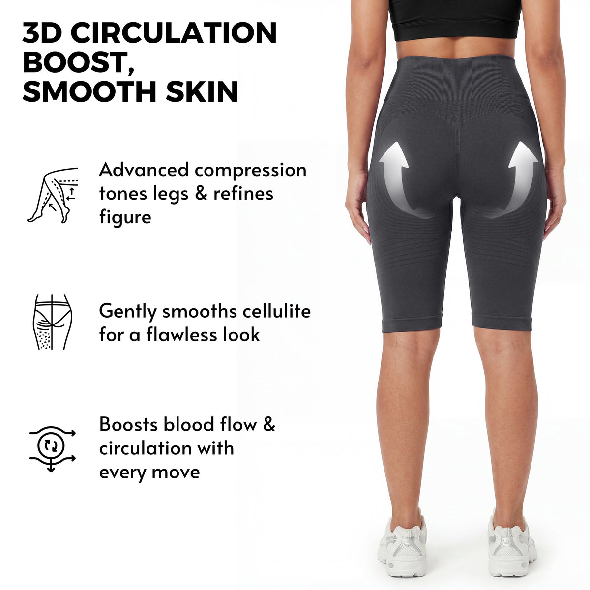 Advoce™ 3D Anti-Cellulite Short Leggings