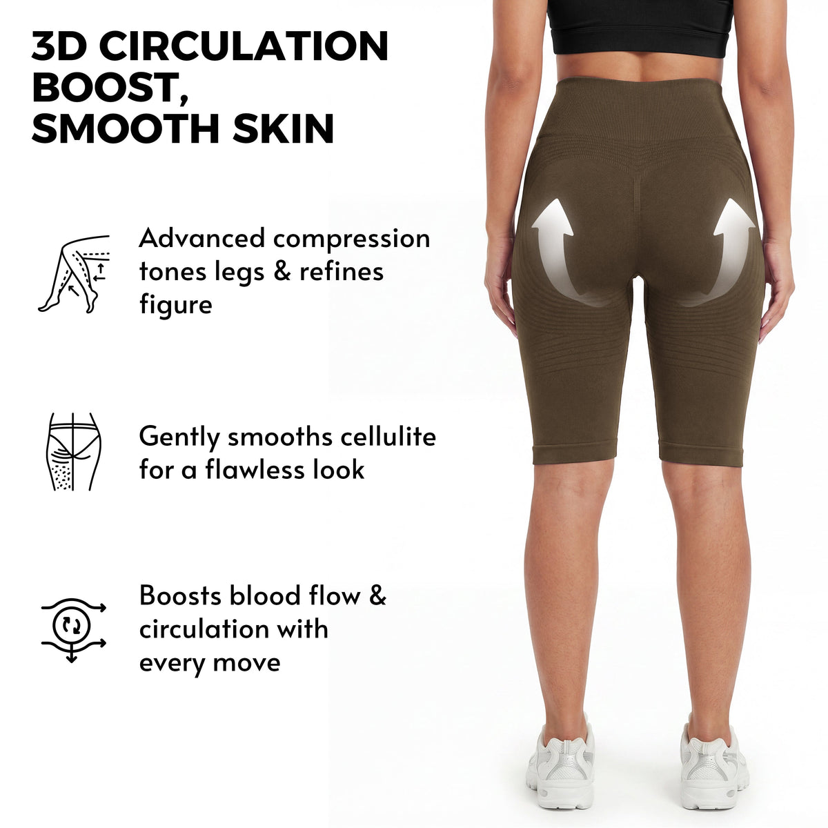 Advoce™ 3D Anti-Cellulite Short Leggings