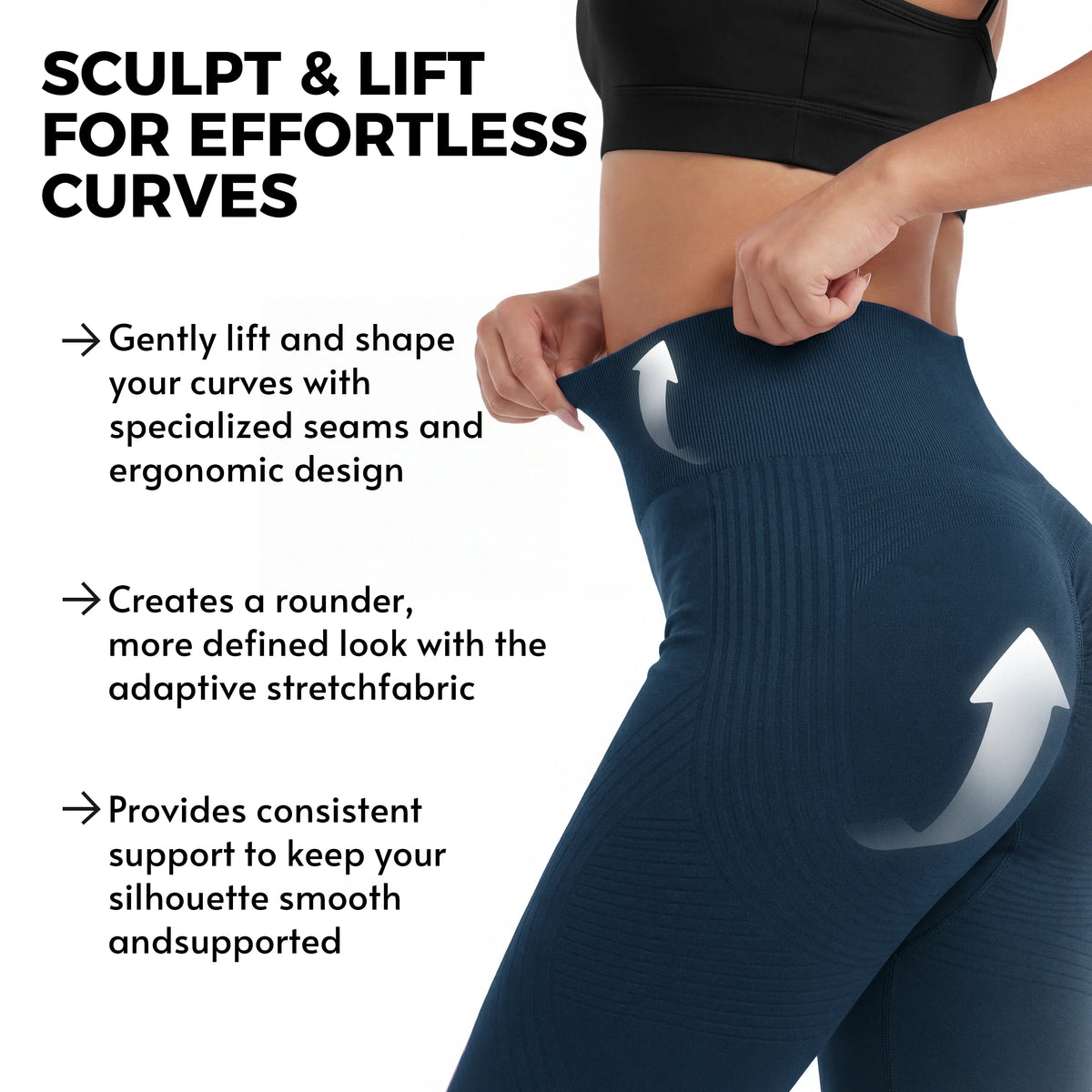 Advoce™ 3D Anti-Cellulite Short Leggings