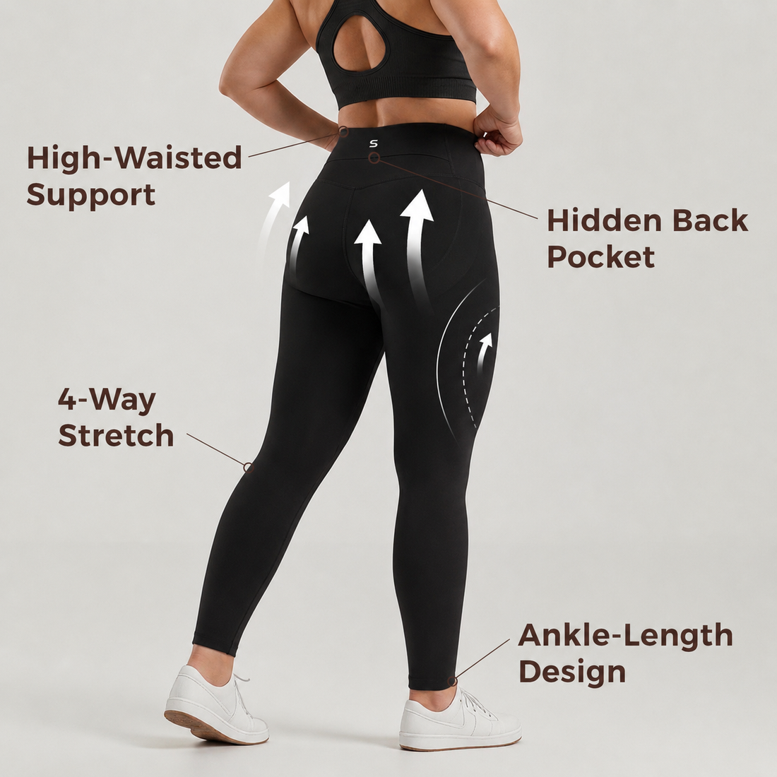 Advoce™ Hidden Pocket Lifestyle Leggings - Move Freely. Carry Less. Zero Compromise.