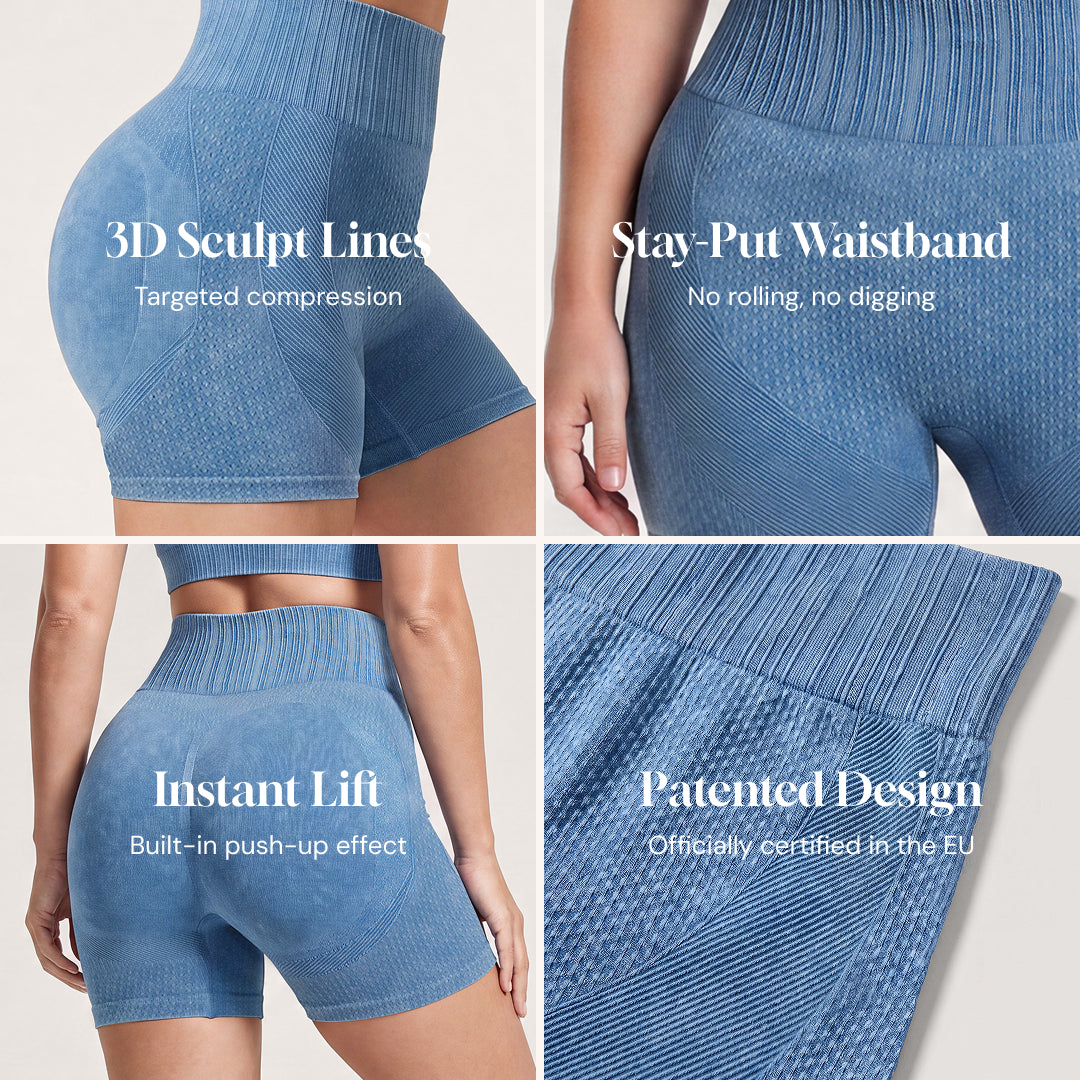 Advoce™ Sand Wash Booty Shorts