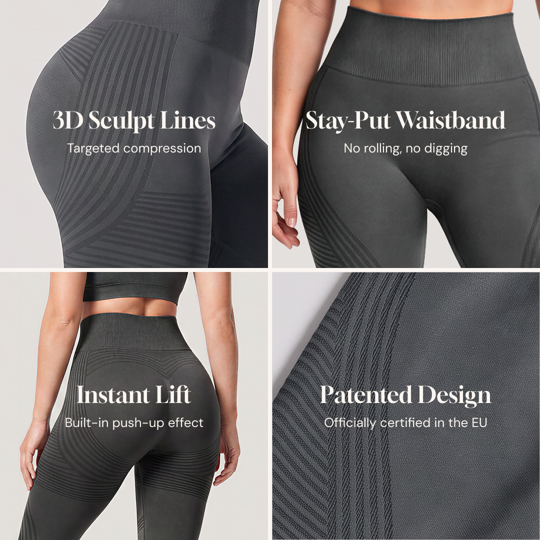 Advoce™  High-Waisted Anti-Cellulite Ankle Leggings