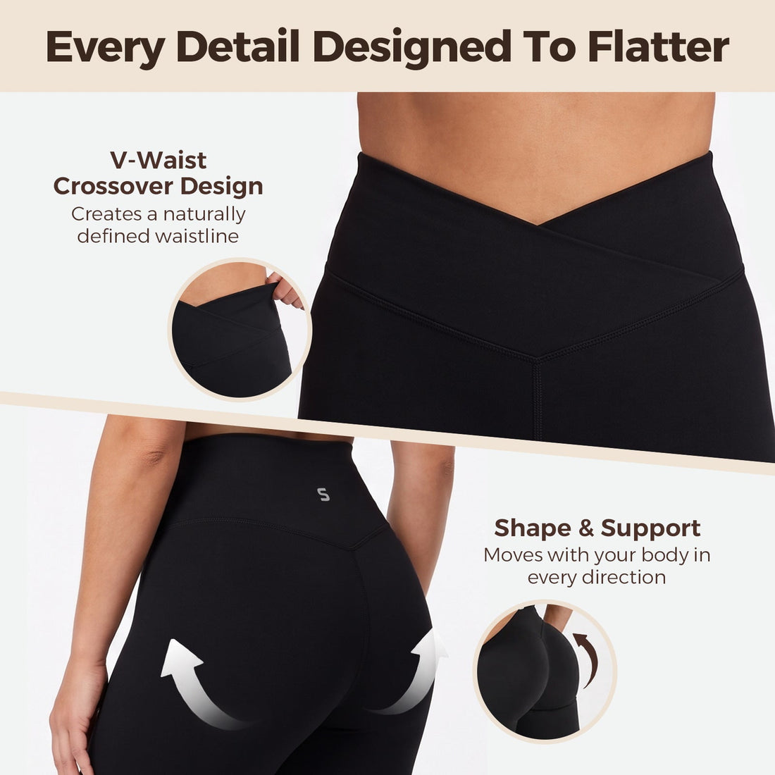 Advoce™ V-Waist Legging | Buttery Soft Sculpting Fit VIP