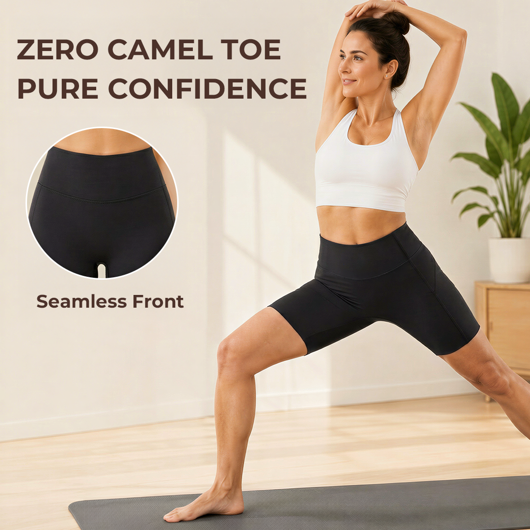 Advoce™ "No-Squeeze" Jelly-Grip 5" Sculpting Shorts (Tummy Smoothing & Anti-Chafe)