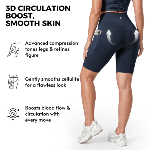 Advoce™ Pocket Anti-Cellulite Sculpting Short Leggings