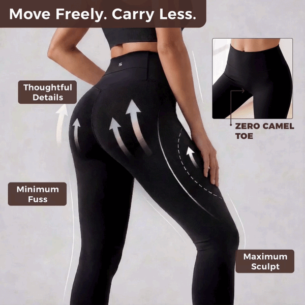 Advoce™ Hidden Pocket Lifestyle Leggings - Move Freely. Carry Less. Zero Compromise.