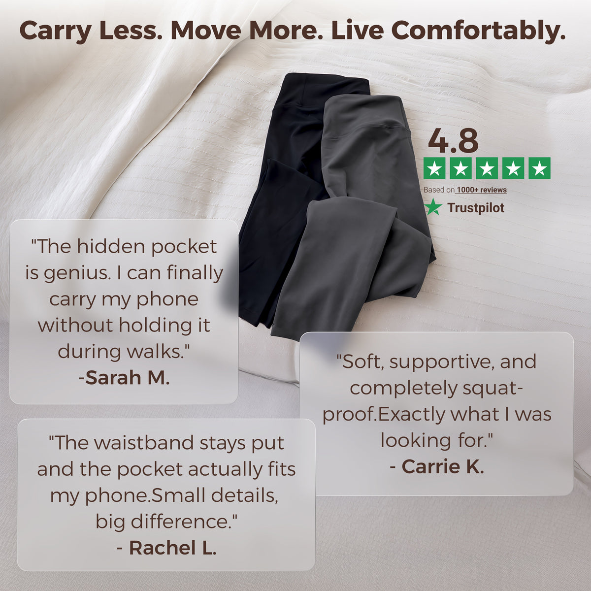 Advoce™ Hidden Pocket Lifestyle Leggings - Move Freely. Carry Less. Zero Compromise.